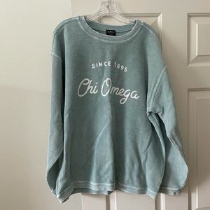 Chi Omega Sweatshirt 100% Cotton Size L